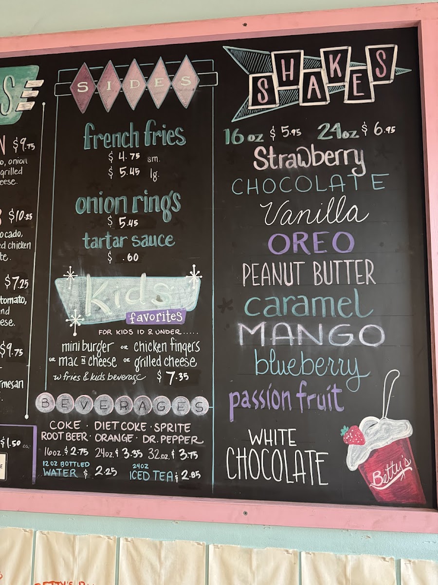 Betty's Burgers Honolulu Menu - Image 6